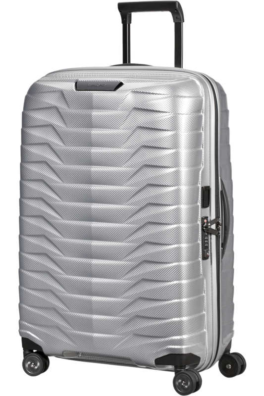 Samsonite.
PROXIS
Trolley (4 ruote) 69cm. 
Colore: Silver.
