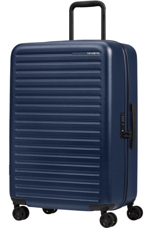 Samsonite.
STACKD
Trolley (4 ruote) 68cm.
Colore: Navy.