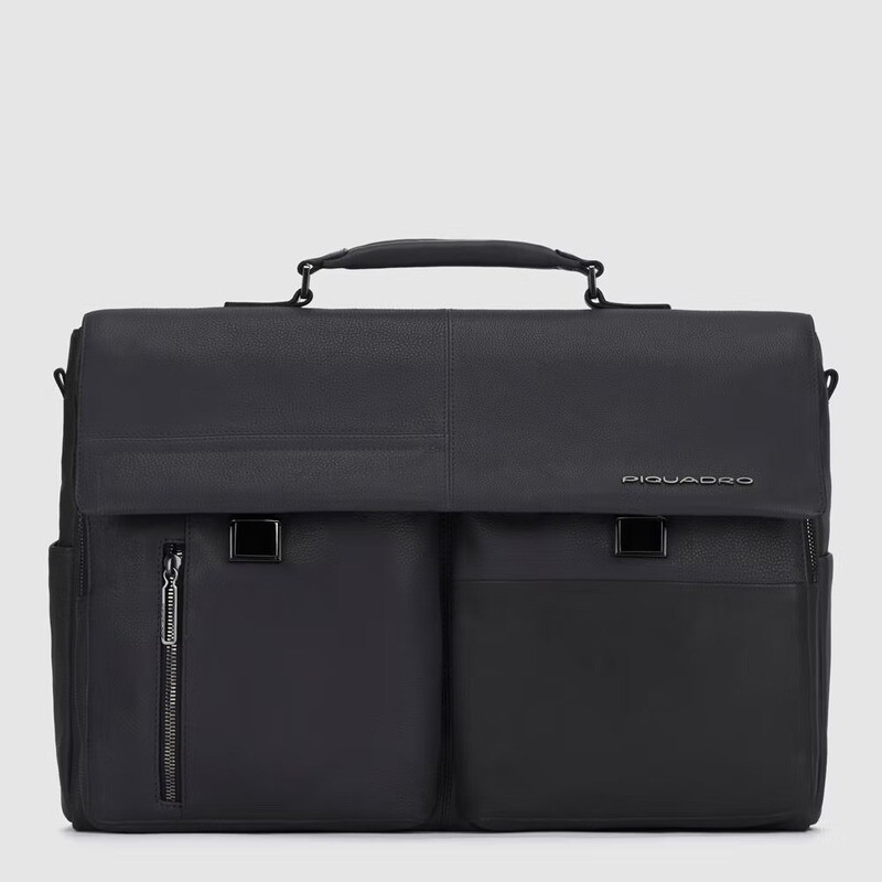 Piquadro.
Cartella porta computer 15,6&quot; e porta iPad®Pro Ronnie.
Colore: Nero.