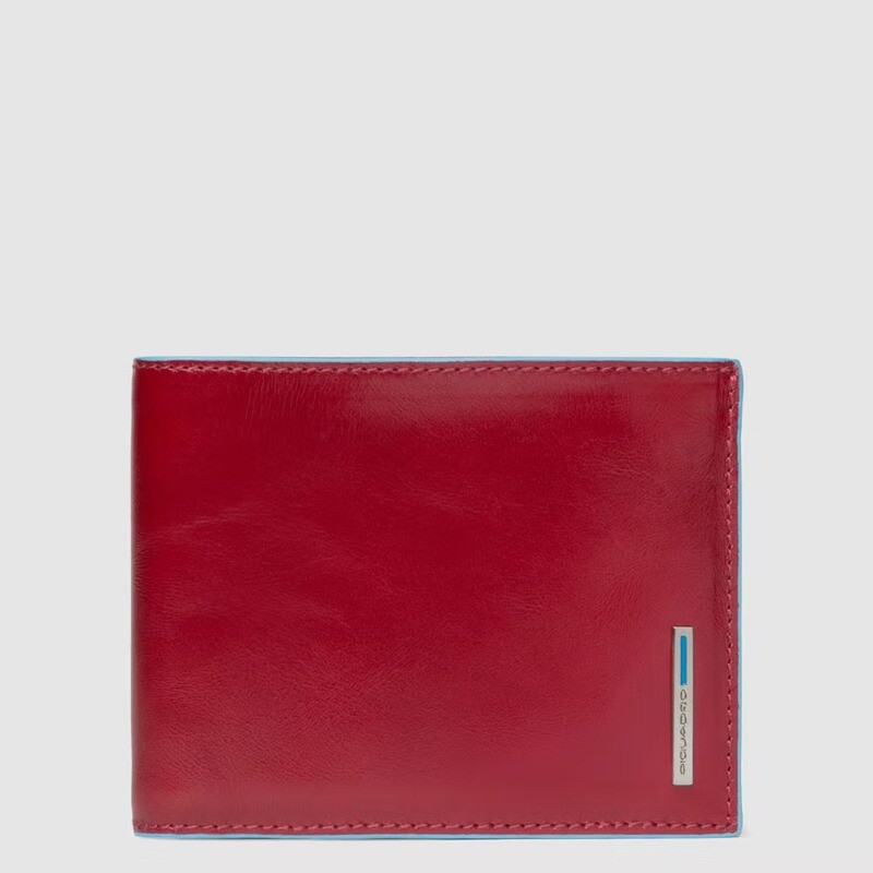 Piquadro.
Portafoglio uomo con porta monete Blue Square.
Colore: Rosso.