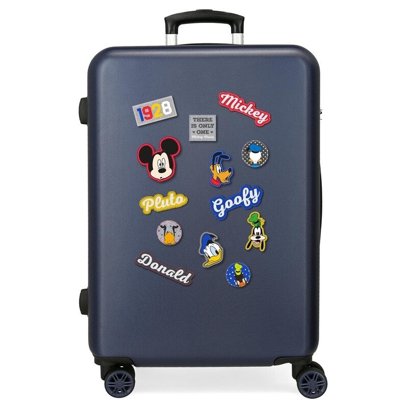 Joumma Bags.
VALIGIA TOPOLINO RIGIDA MEDIA 65CM PERSONAGGI.
Colore: Blu Navy.