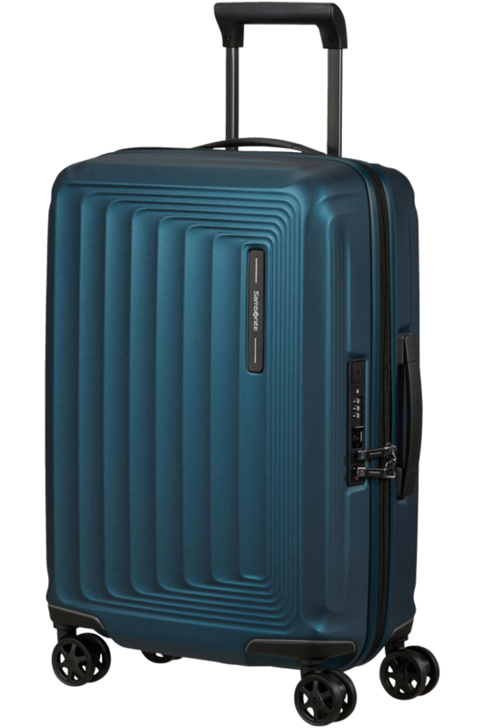Samsonite.
NUON
Trolley Espandibile (4 ruote). 55cm.
Colore: Matt Petrol Blue.