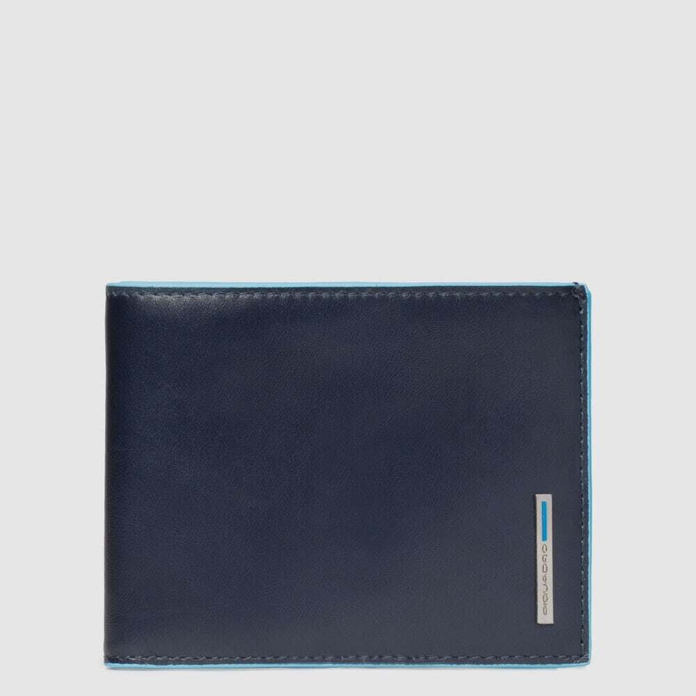 Piquadro.
Portafoglio uomo con 12 porta carte di credito Blue Square.
Colore: Blu.