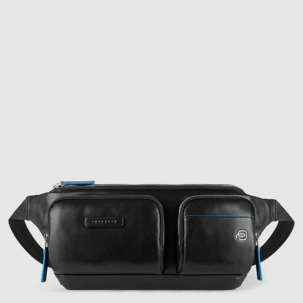 Piquadro.
Marsupio con protezione anti frode RFID Blue Square.
Colore: Nero.