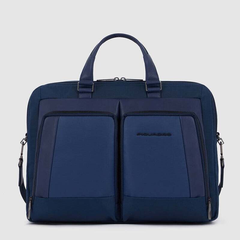 Piquadro.
Cartella per computer 15,6&quot; e ipad®pro 12,9&quot;.
Colore: Blu
