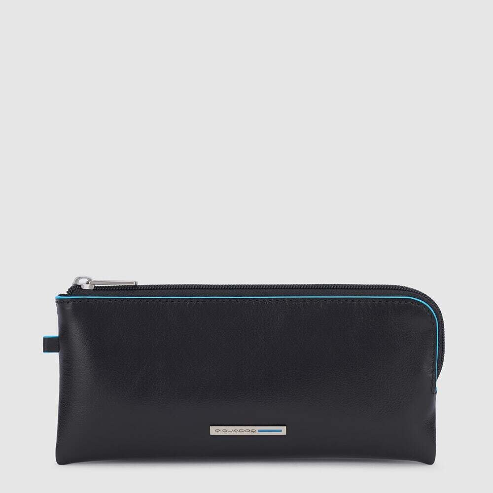 Piquadro.
Astuccio portachiavi a due anelle blue square.
Colore: Nero.