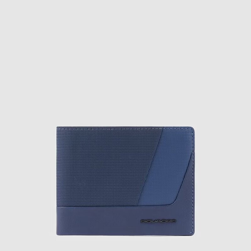 Piquadro. Portafoglio uomo. Colore: Blu.