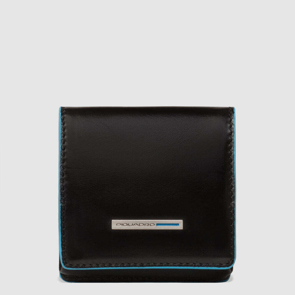 Piquadro.
Portamonete a tacco quadrato Blue Square.
Colore: Nero.