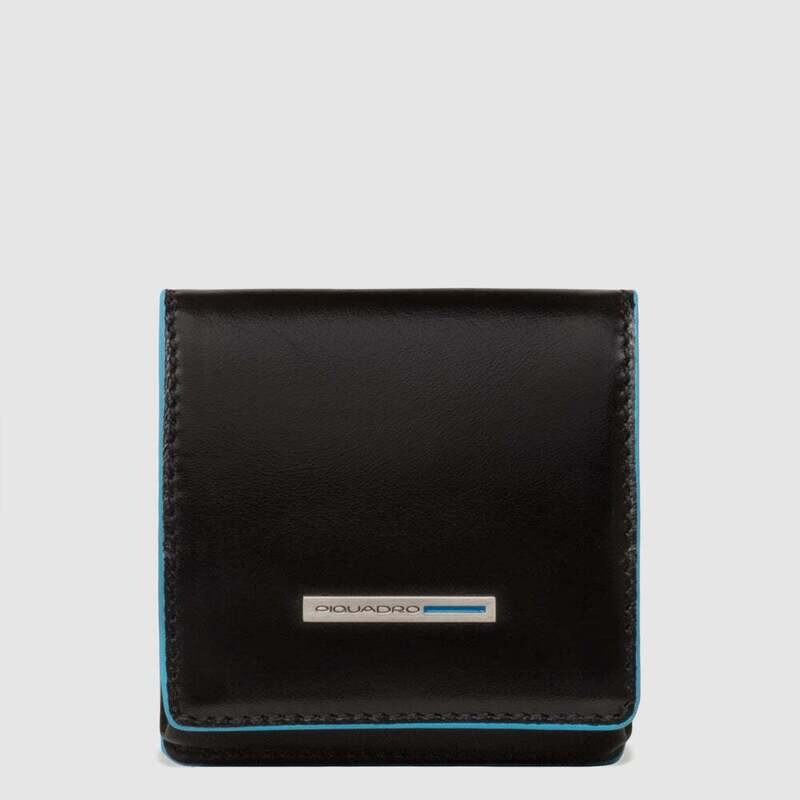 Piquadro.
Portamonete a tacco quadrato Blue Square.
Colore: Nero.
