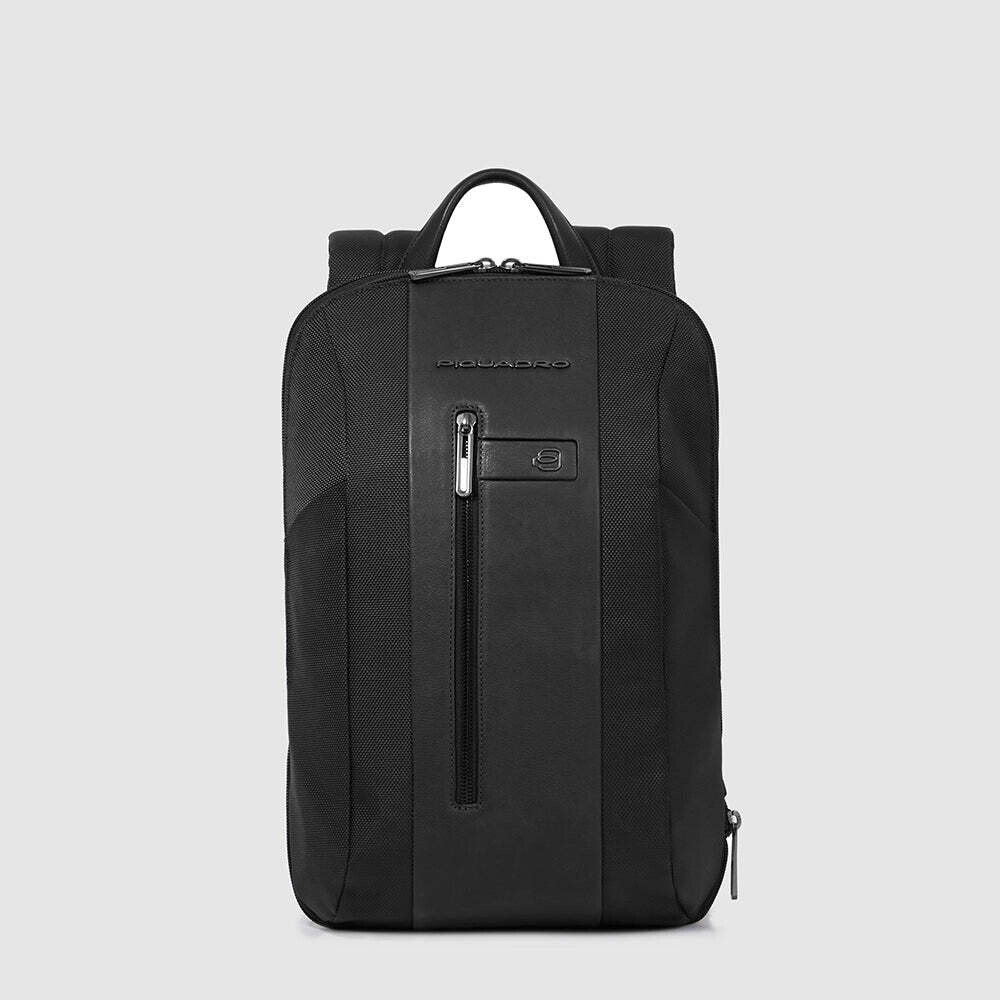 Piquadro. Zaino sottile porta computer 15,6&quot; Colore: Nero.