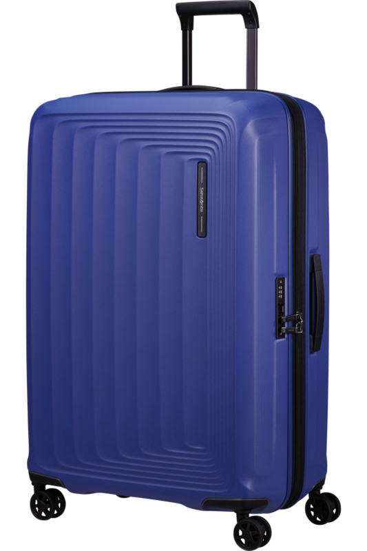 Samsonite.
NUON
Trolley Espandibile (4 ruote). 75cm.
Colore: Matt Nautical Blue.