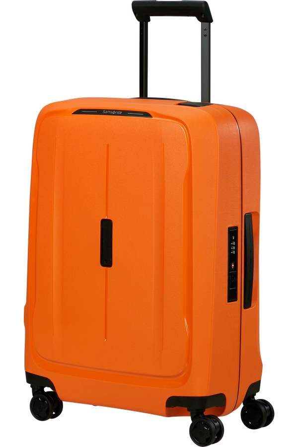 Samsonite.
ESSENS
Trolley (4 ruote) 55cm. 
Colore: Papaya Orange.