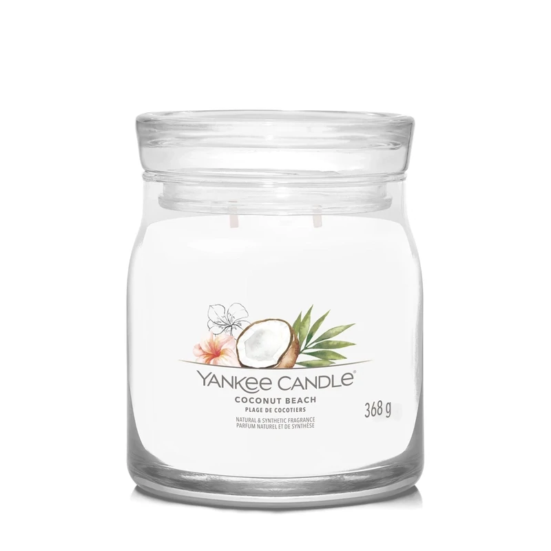 Yankee Candle.
Coconut Beach.
Giara media.