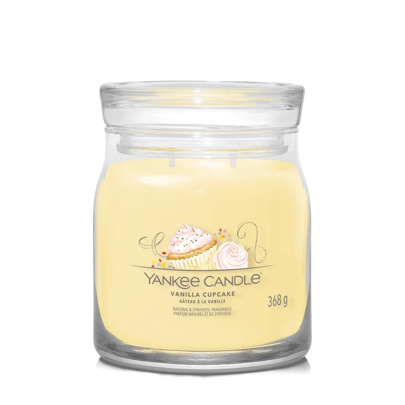 Yankee Candle.
Vanilla Cupcake.
Giara media.