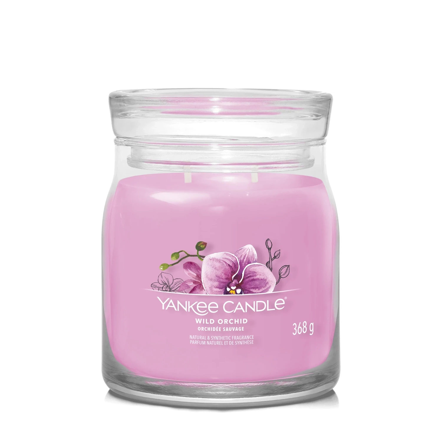 Yankee Candle.
Wild Orchid.
Giara media.