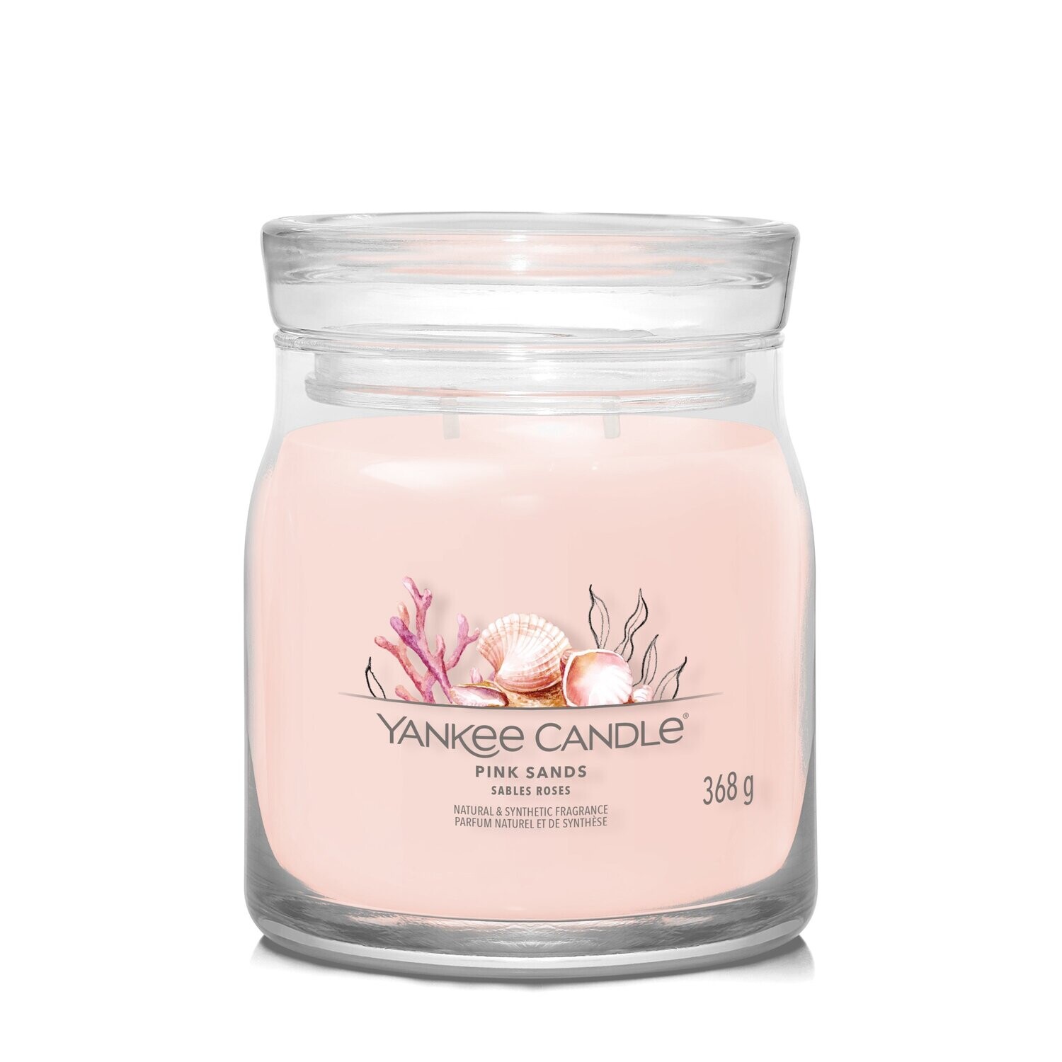 Yankee Candle.
Pink Sands.
Giara media.