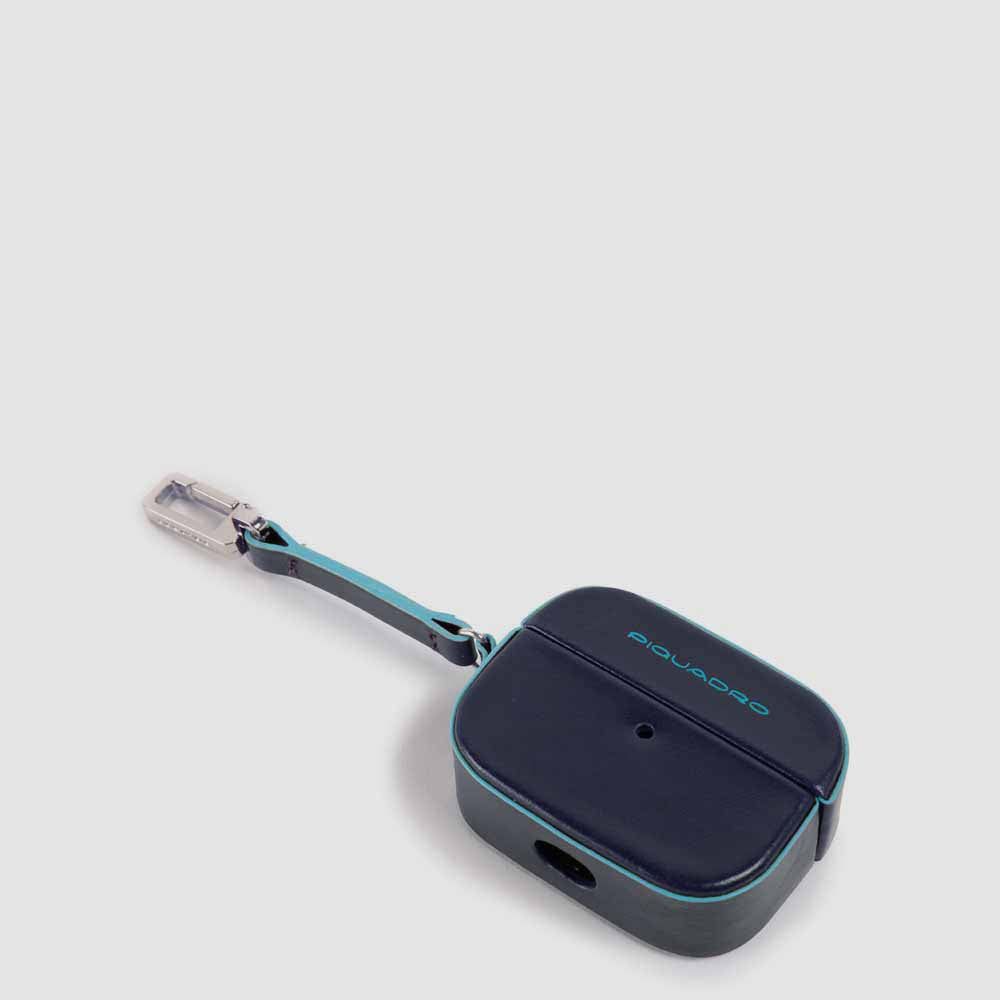 Piquadro. Custodia per AirPods Pro®. Colore: Blu notte