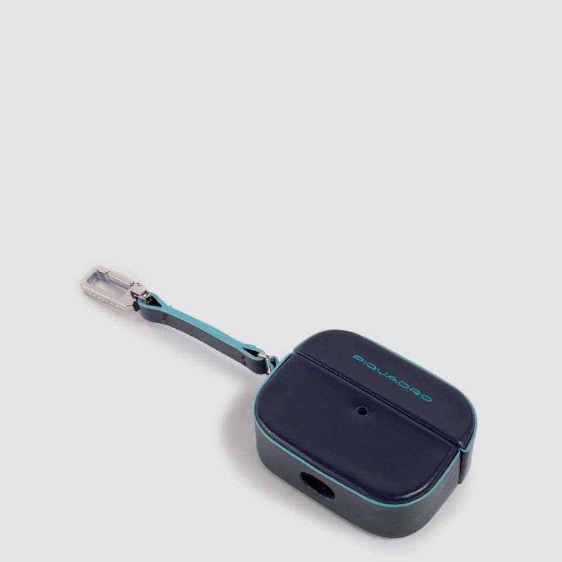 Piquadro. Custodia per AirPods Pro®. Colore: Blu notte