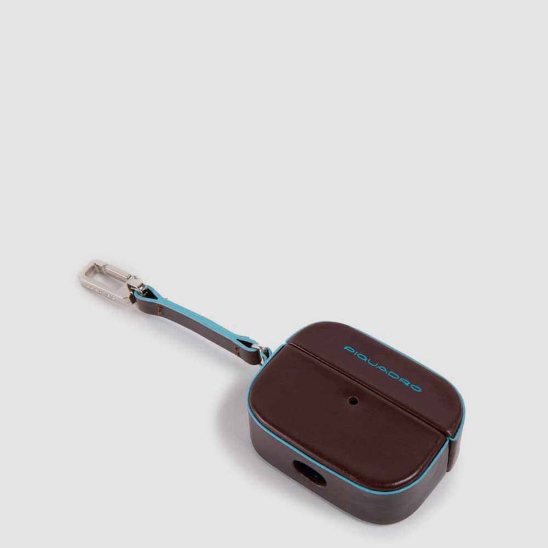 Piquadro. Custodia per AirPods Pro®. Colore: Mogano
