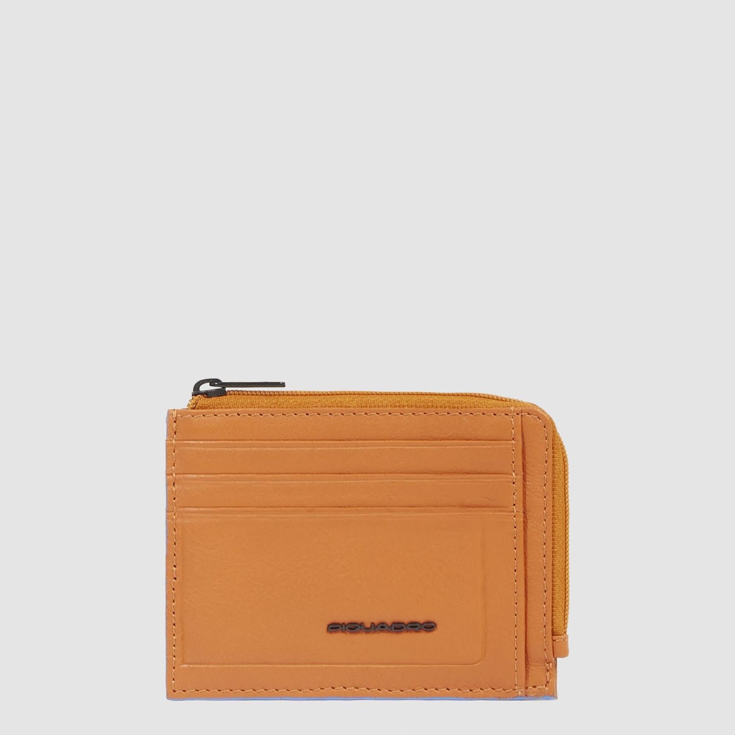 Piquadro. Portamonete con porta documenti e carte di credito. Colore: Arancione.