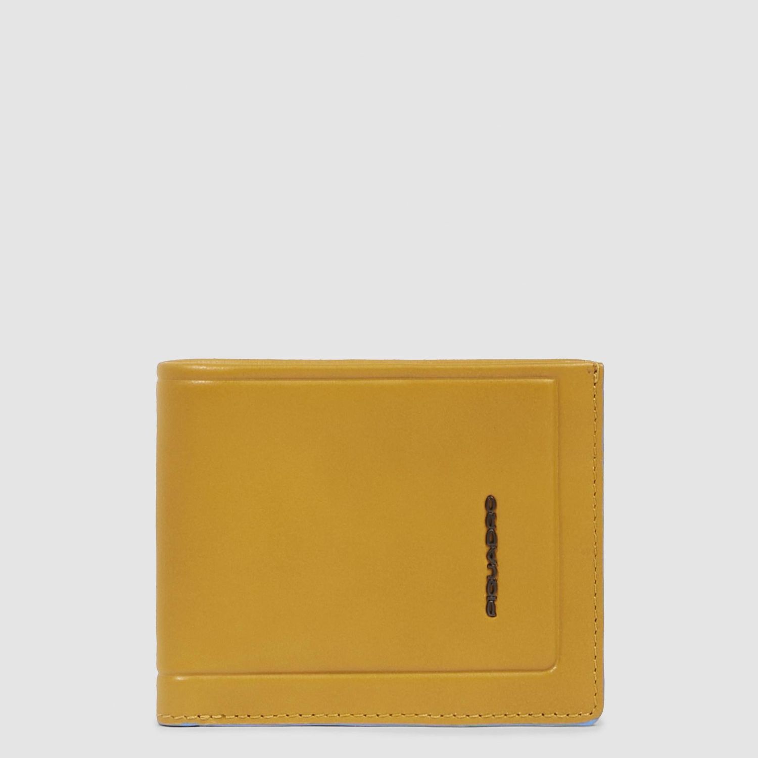 Piquadro. Portafogli uomo con volantino porta documenti. Colore: Giallo.
