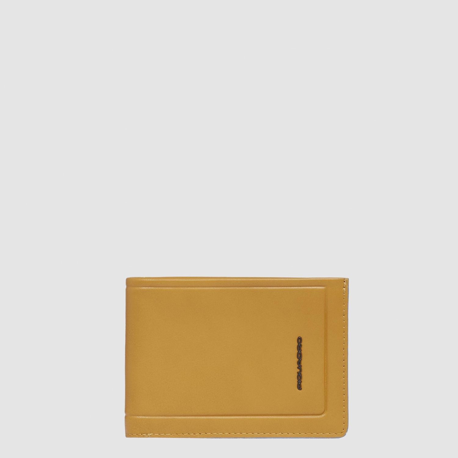 Piquadro. Portafogli uomo con porta documenti. Colore: Giallo