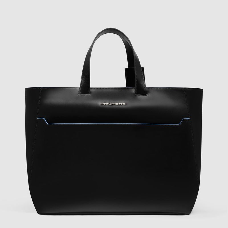 Piquadro. Tote bag porta pc 15,6&quot;. Colore: Nero
