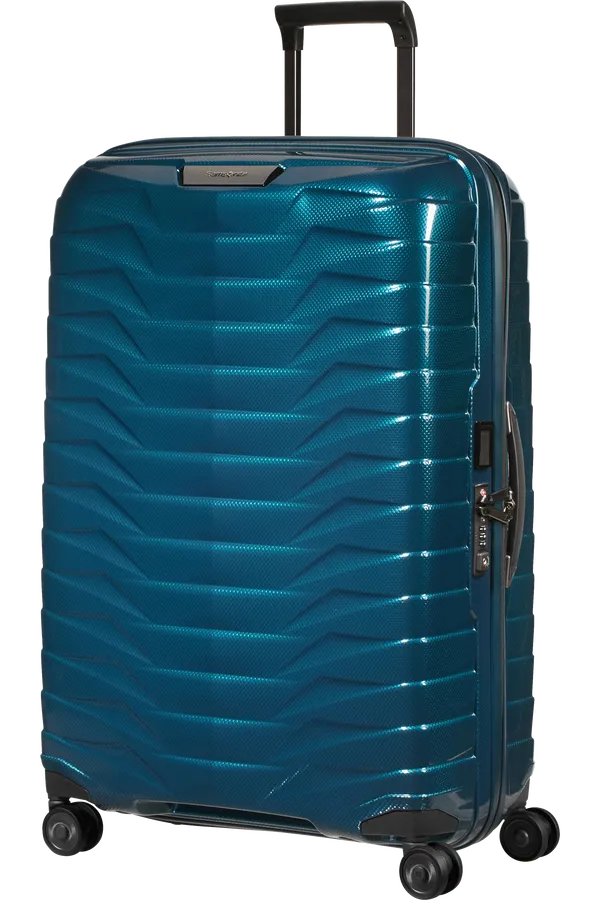 Samsonite. PROXIS Trolley (4 ruote) 75cm.  Colore: Petrol Blue.