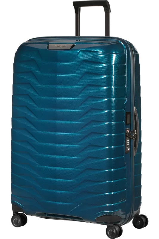 Samsonite. PROXIS Trolley (4 ruote) 75cm.  Colore: Petrol Blue.