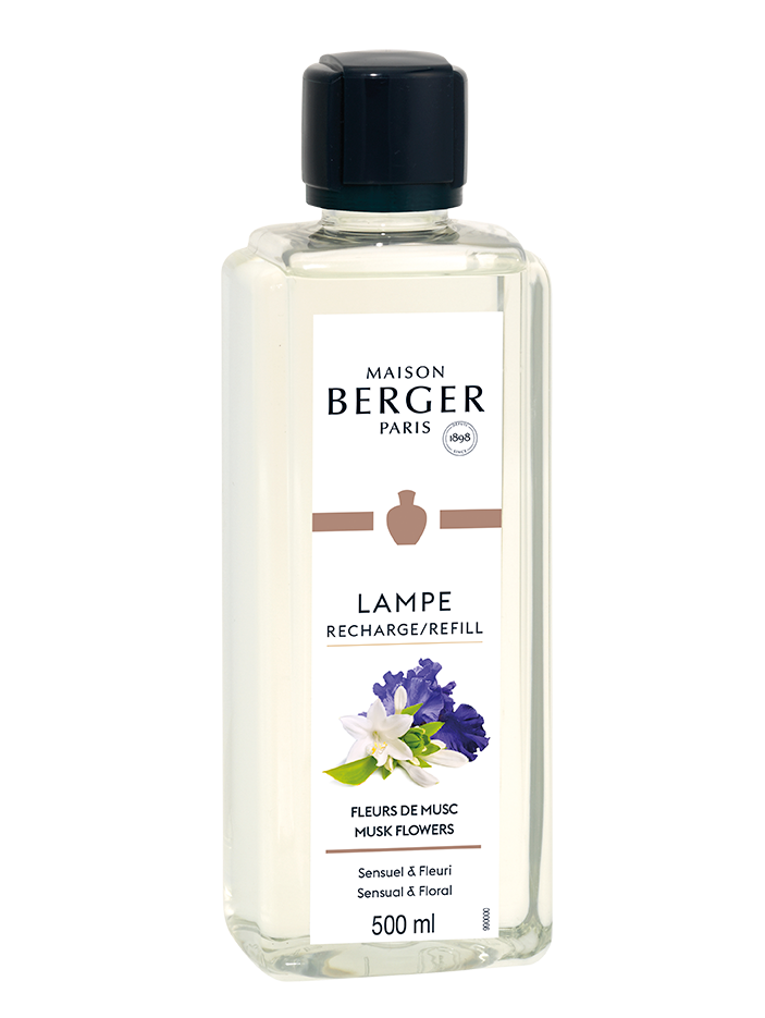 Maison Berger. Fleurs de Musc 500ml. Ricarica Lampe Berger.
