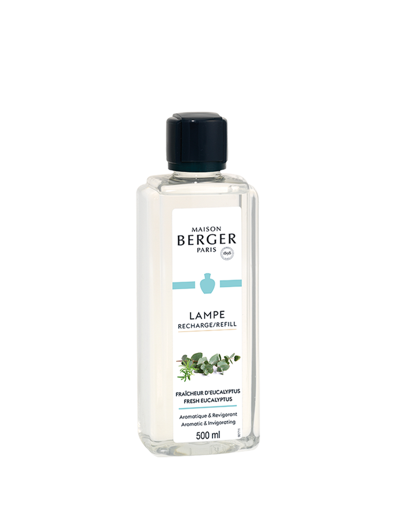 Maison Berger. Fraicheur d'Eucalyptus 500ml. Ricarica Lampe Berger.