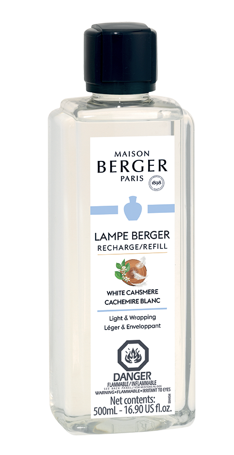 Maison Berger. Lampe Berger -Cachemire Blanc. 500ml