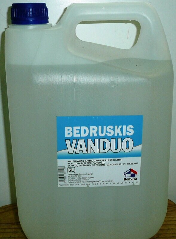 Bedruskis vanduo 5l
