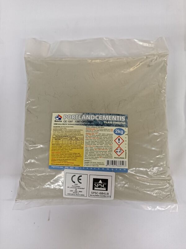 Cementas pilkas 2kg