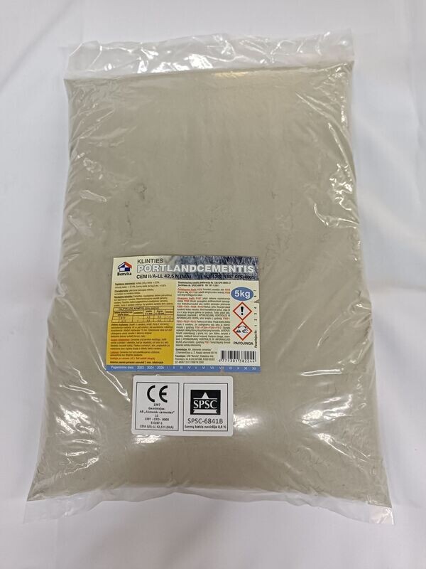 Cementas pilkas 5kg