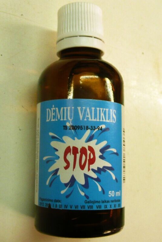 Dėmių valiklis STOP /riebalinių/ 50ml