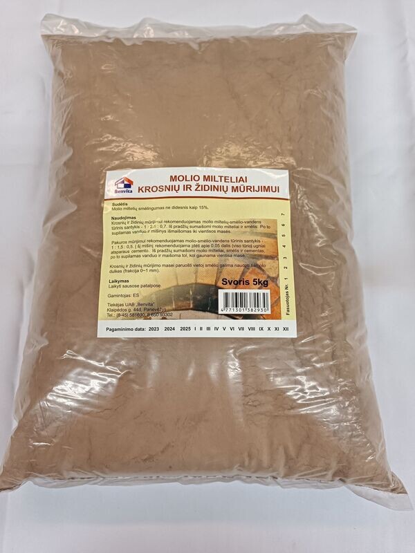 Molio milteliai 5kg