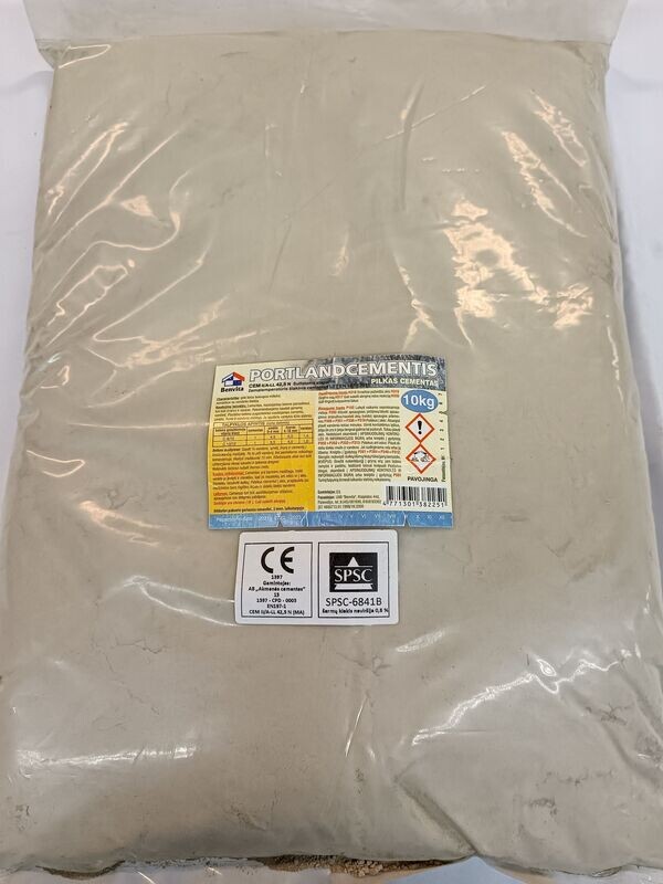 Cementas pilkas 10kg