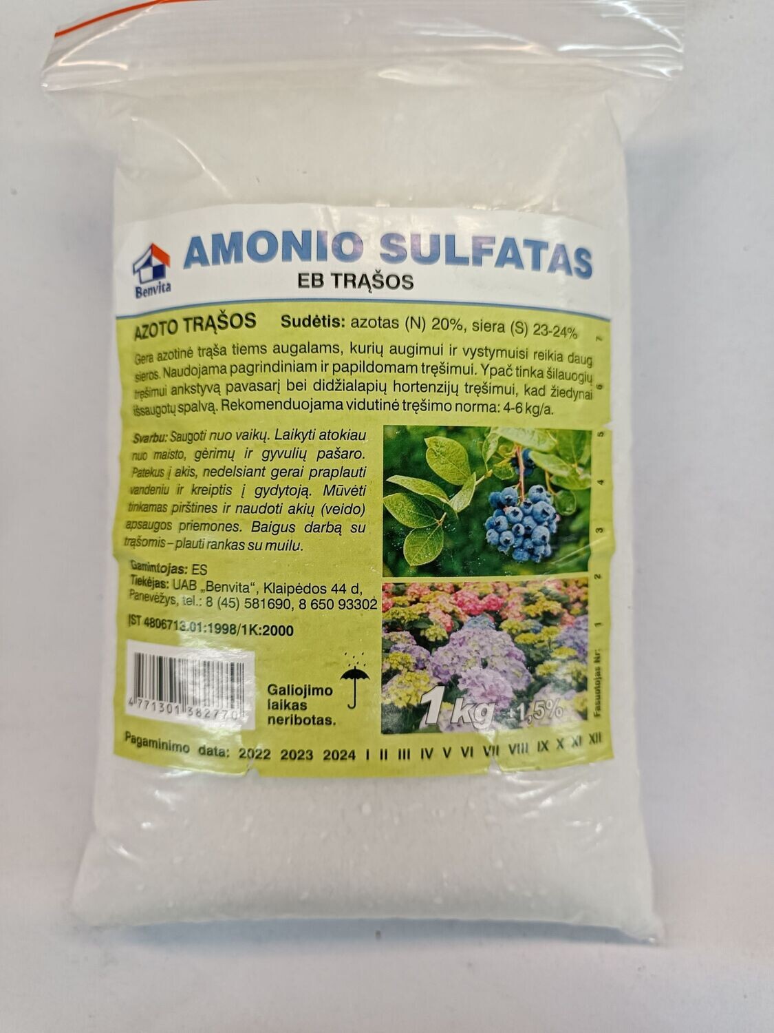 Amonio sulfatas 1kg