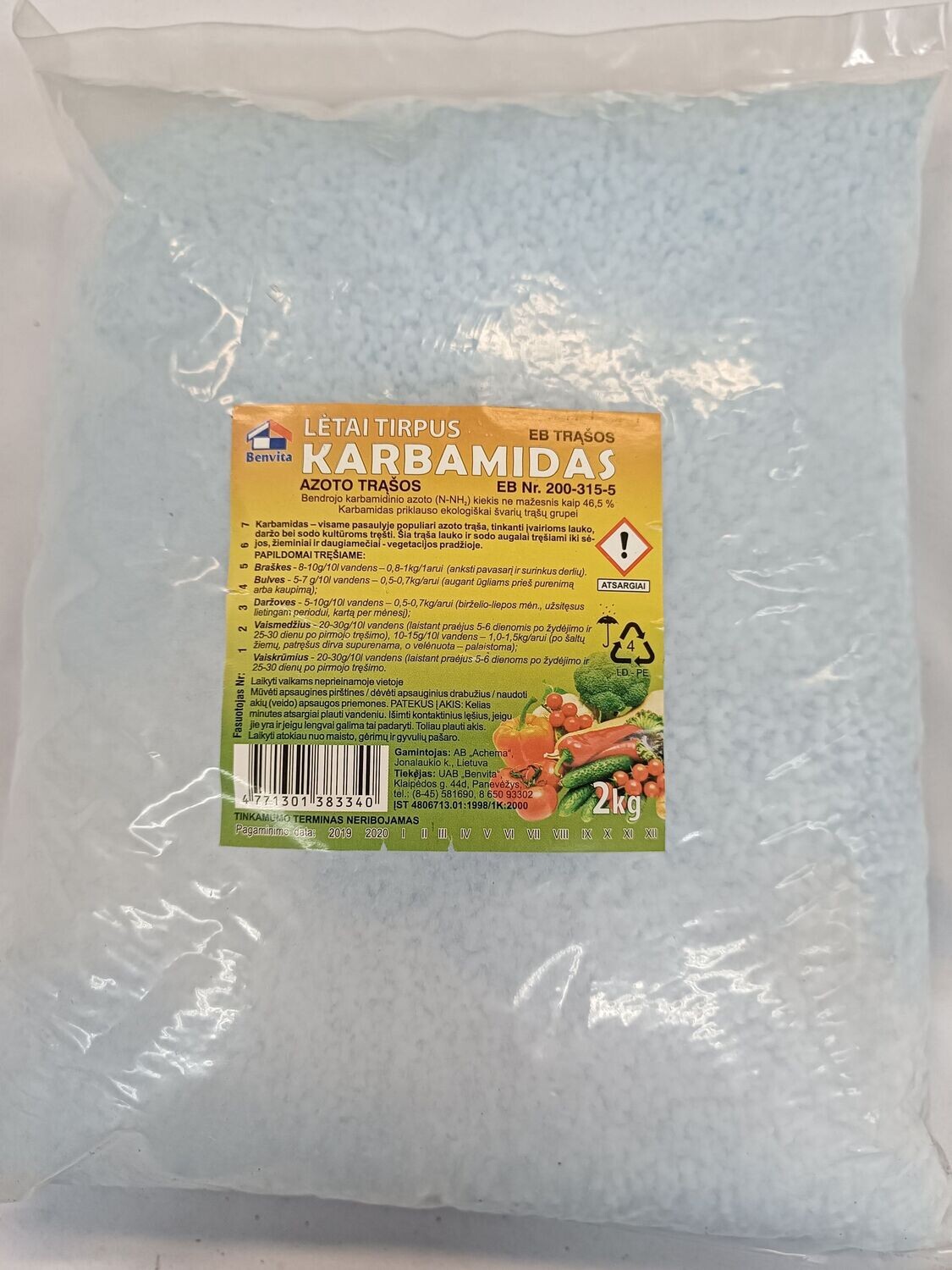 Lėtai tirpus KARBAMIDAS 46,5% 2kg