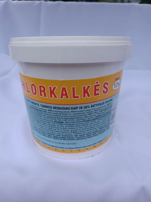 Chlorkalkės 1,2 kg