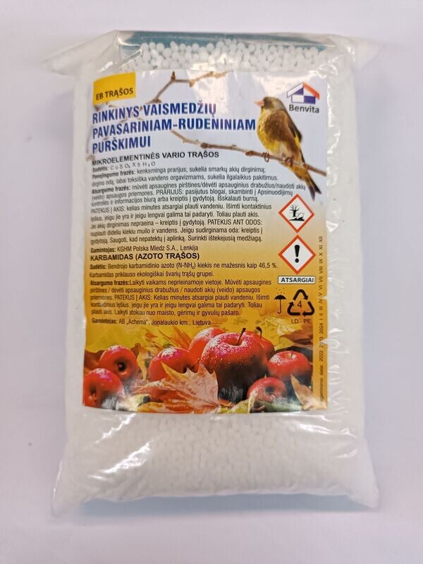 Rinkinys vaismedžių purškimui 750g