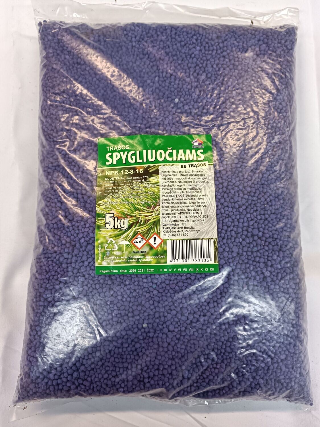 Trąšos Spygliuočiams NPK 12-8-16-nauja 5kg