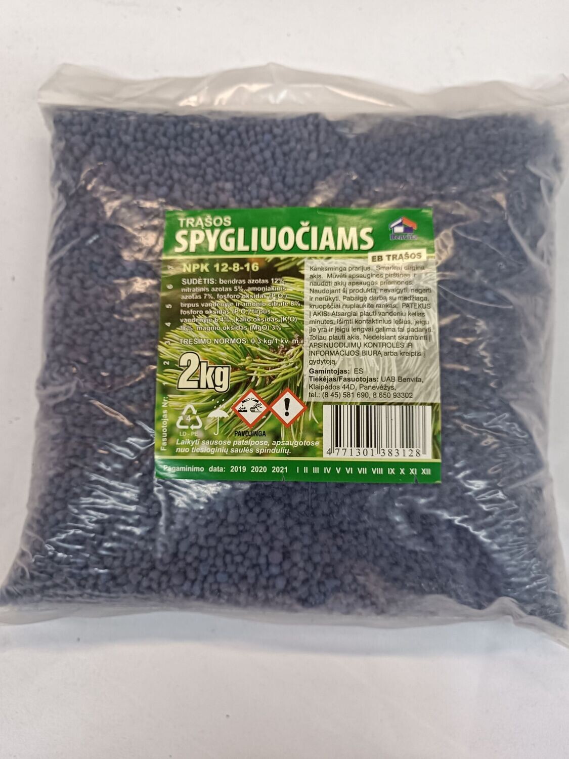 Trąšos Spygliuočiams NPK 12-8-16-nauja 2kg