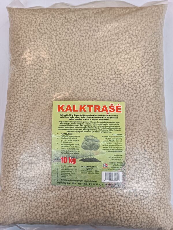 Kalktrąšė(dirvos rūgštingumui sureguliuoti) 10kg