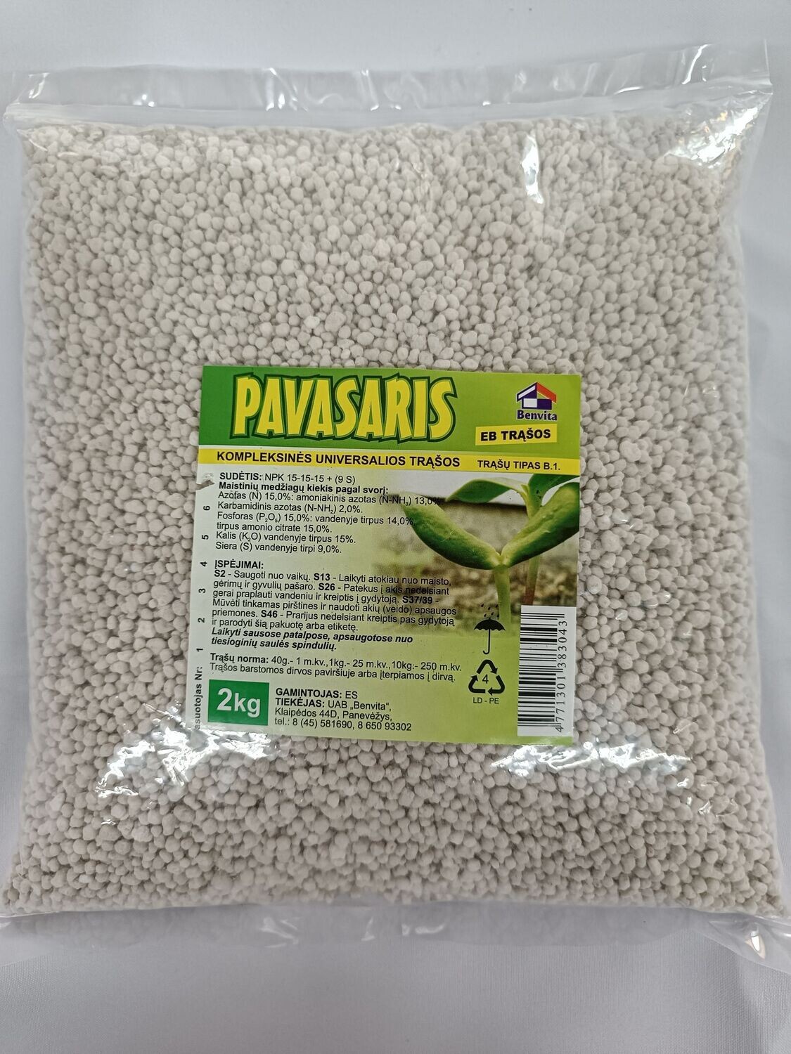 Trąšos Pavasaris (ankstyvajam tręšimui) 2kg