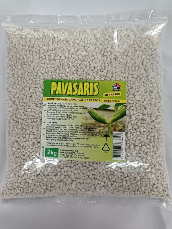 Trąšos Pavasaris (ankstyvajam tręšimui) 2kg