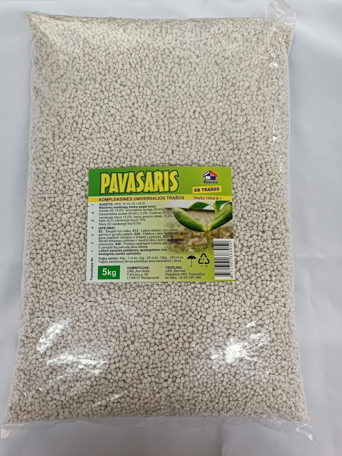 Trąšos Pavasaris (ankstyvajam tręšimui) 5kg