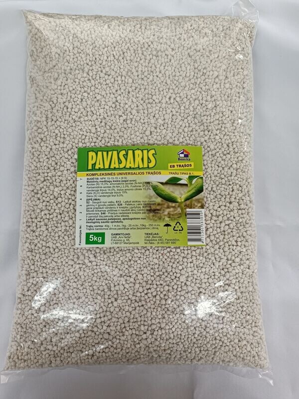 Trąšos Pavasaris (ankstyvajam tręšimui) 5kg