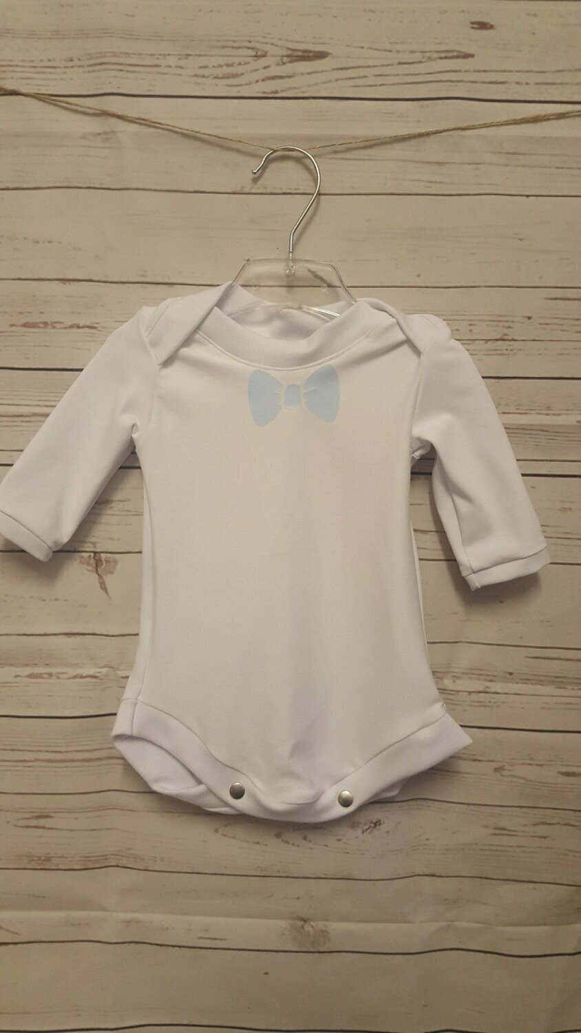 Langarmbody blaue Fliege Gr. 62